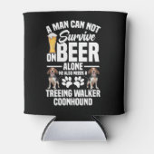 Treeing+Walker+Coonhound+オーナーにも必要なもの 缶クーラー (正面)