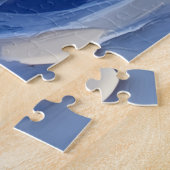 Treeing Walker Coonhound Christmas Boat Holiday ジグソーパズル (側面)