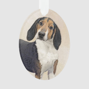 Treeing Walker Coonhound's -オリジナルアート オーナメント