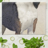 Treeing Walker Coonhound's -オリジナルアート キッチンタオル (折り畳み)