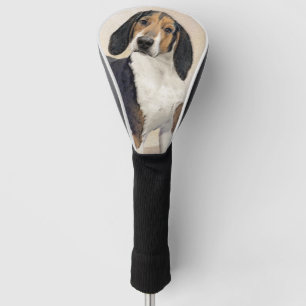 Treeing Walker Coonhound's -オリジナルアート ゴルフヘッドカバー