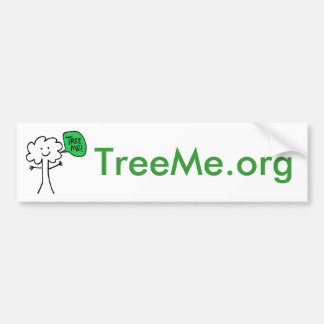 TreeMeのバンパーステッカー バンパーステッカー