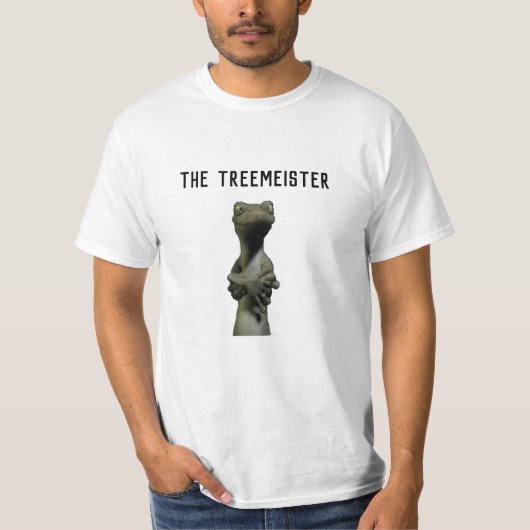 Treemeisterの酸のワイシャツのトカゲ Tシャツ (正面)