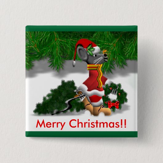 treeMouseボタン 缶バッジ (正面)