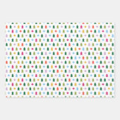 Trees and Twinkles ラッピングペーパーシート (正面)