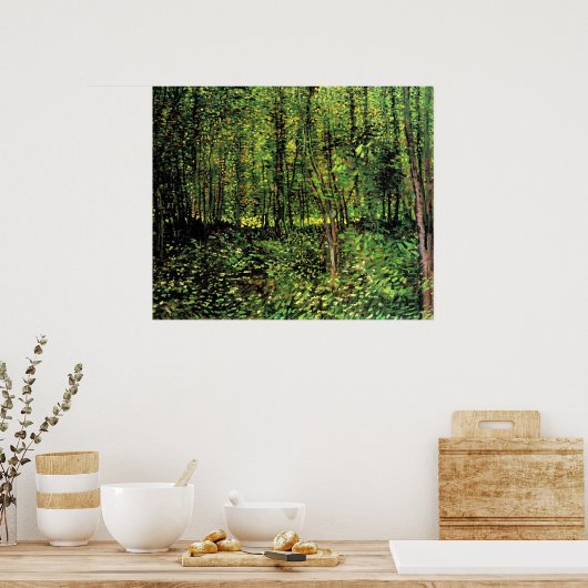 Trees And Undergrowth ポスター (キッチン)