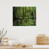 Trees and Undergrowth by Vincent van Gogh ポスター (キッチン)