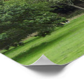 Trees at Bute Park, Cardiff ポスター (角)