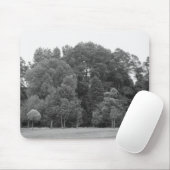 Trees at Bute Park, Cardiff - BW マウスパッド (マウス)