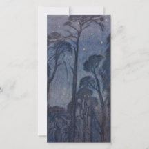 Trees at Twilight (by Edward Robert Hughes)