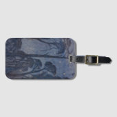 Trees at Twilight (by Edward Robert Hughes) ラゲッジタグ (正面横)