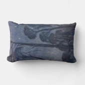 Trees at Twilight (by Edward Robert Hughes) ランバークッション (正面)