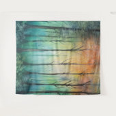 trees backdrop タペストリー (正面(横))