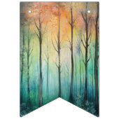 trees backdrop バンティングフラッグ (第3の旗)