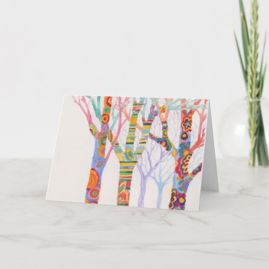 Trees by Sharon Bodmin-Pratt カード (正面)