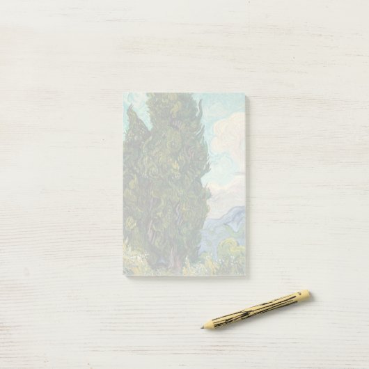 Trees by Vincent Van Gogh ポストイット (デスク上)