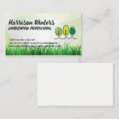 Trees Doodles Logo | Grass | Landscaping  名刺 (正面/裏面)