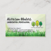 Trees Doodles Logo | Grass | Landscaping  名刺 (正面)