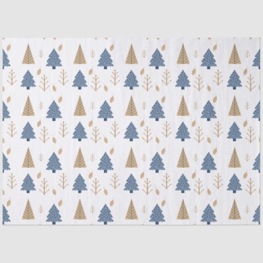 Trees in Blue and Gold 薄葉紙 (正面)