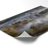 Trees in the morning mist ポスター (角)