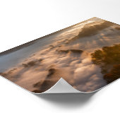 Trees in the morning mist ポスター (角)