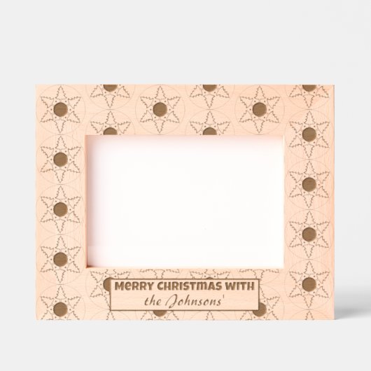 Trees in the Round レーザー彫刻フレーム (正面)