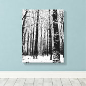 Trees in winter Canvas print キャンバスプリント (インサイチュ (ウッドフロア))