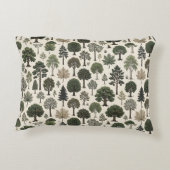 Trees Pattern アクセントクッション (裏面)