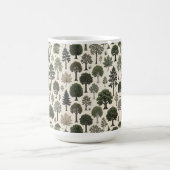 Trees Pattern コーヒーマグカップ (中央)