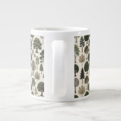 Trees Pattern ジャンボコーヒーマグカップ (裏面)