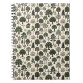 Trees Pattern ノートブック (正面)