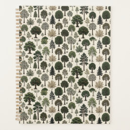Trees Pattern プランナー手帳