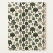 Trees Pattern プランナー手帳 (裏面)
