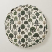 Trees Pattern ラウンドクッション (裏面)