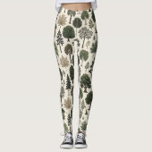 Trees Pattern レギンス (正面)