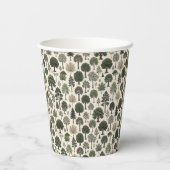 Trees Pattern 紙コップ (裏面)