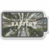 Trees Recharge Sticker シール (正面)