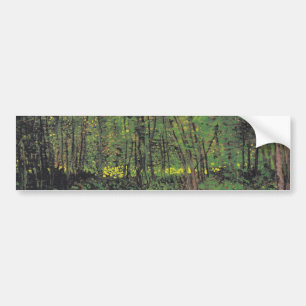 Trees & Undergrowth by Vanゴッホ バンパーステッカー