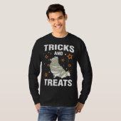 Treets Ampトリックポメラニア犬ハロウィーン衣装ママ Tシャツ (正面フル)