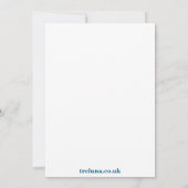 Tregony clocktower card サンキューカード (裏面)