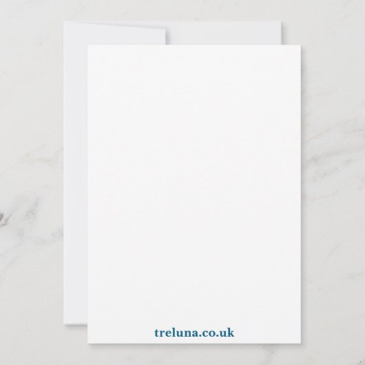 Tregony clocktower card サンキューカード (裏面)