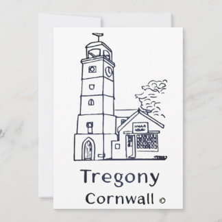 Tregony clocktower card サンキューカード
