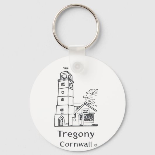 Tregony Clocktower Keyring キーホルダー (正面)