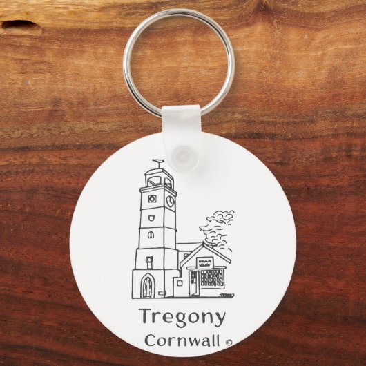 Tregony Clocktower Keyring キーホルダー (裏面)