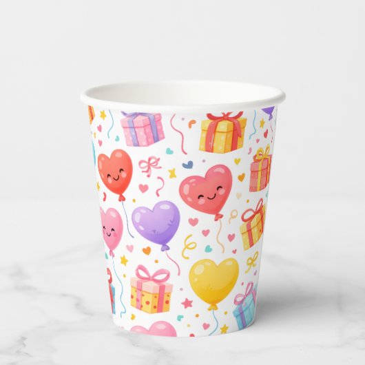 TreHeart Balloon Party Cup for Many Occasions 紙コップ (裏面)