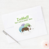 Treibball - Don'n Sheep ラウンドシール (封筒)