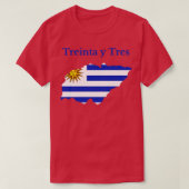 Treinta Y Tres Department Uruguay Tシャツ (デザイン正面)