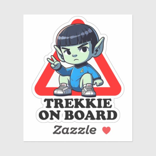 Trekkie on board シール (シート)