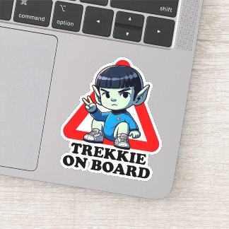 Trekkie on board シール