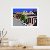 TREME:クレオールコテージニューオーリンズフランスのクォーター ポスター (キッチン)